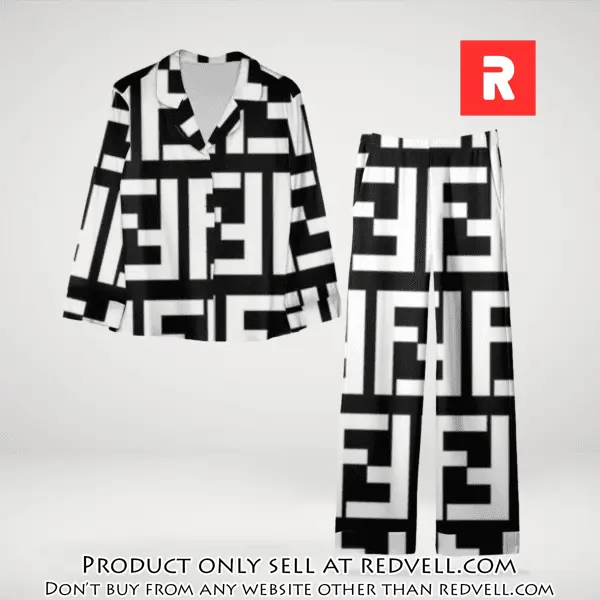 Trending luxury fendi satin pajama set pjs1050 rv5549570